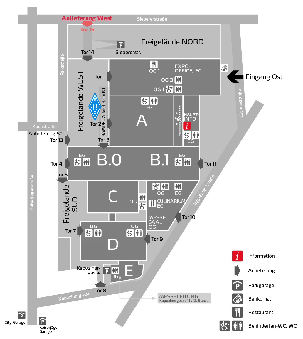 Hallenplan Innsbrucker Herbstmesse 25