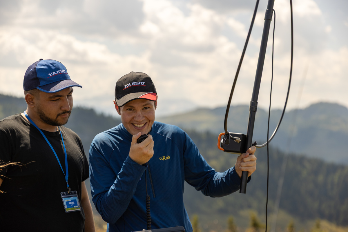 Kontakt auf 20m am Sonntagskogel mit Alexloop und IC-705